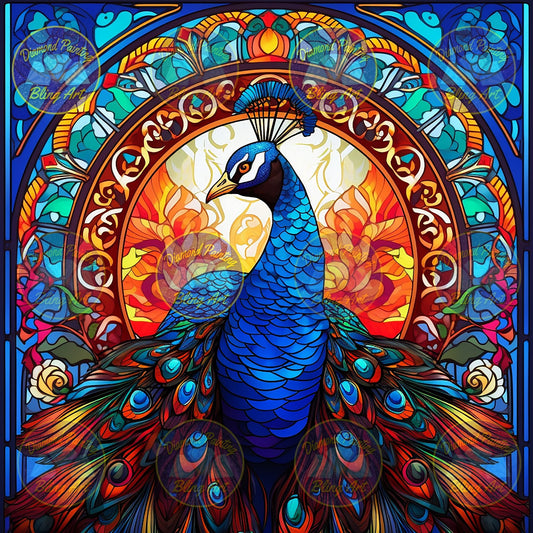 Peacock Stain Glass