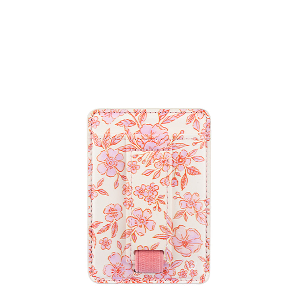 Pink Posy Magnetic Wallet