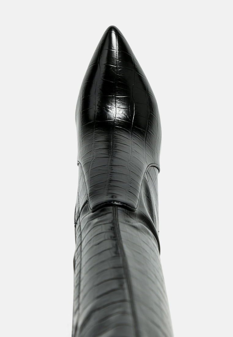 Pokey Long Stiletto Heel Boots