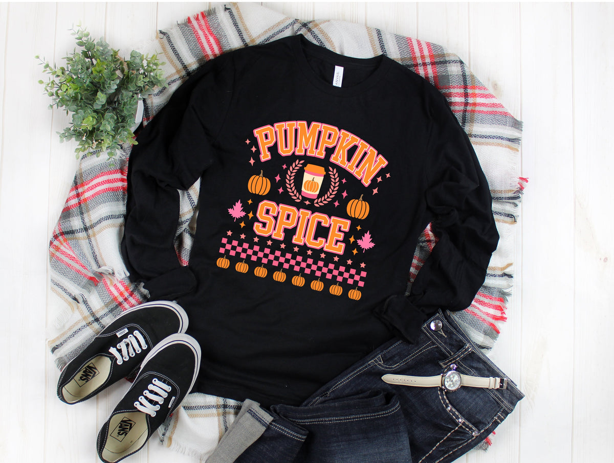 Preppy Pumpkin Season Graphic Tee