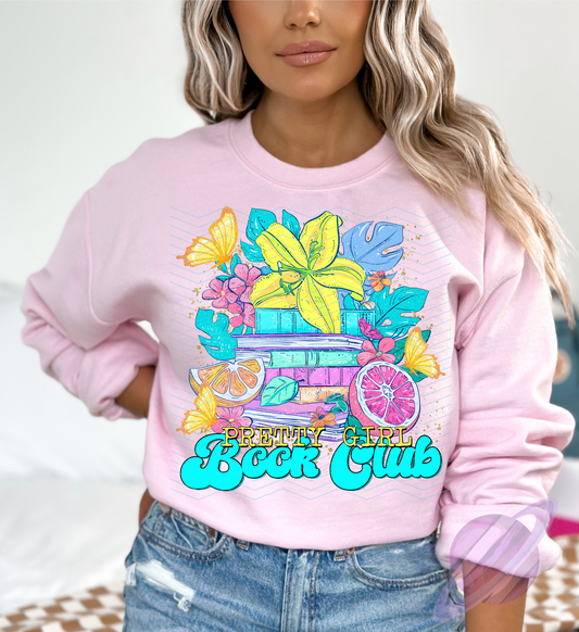 PRETTY GIRL BOOK CLUB SWEATSHIRT