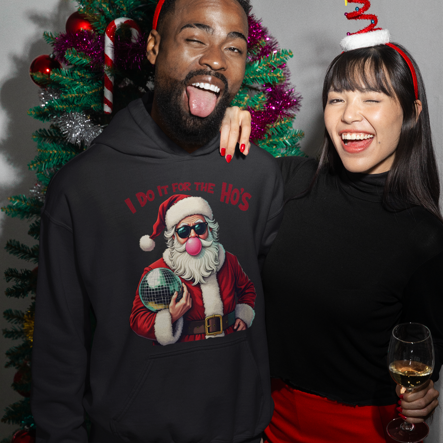 I Do It For The Ho's Graphic Hoodie