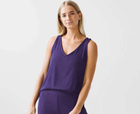 PURPLE LOUNGE TANK