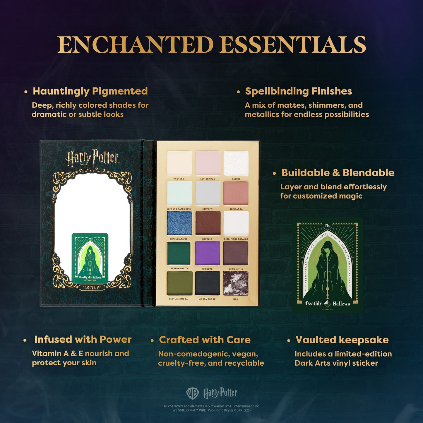 HP Dark Arts | The Dark Arts 15 Shade Palette