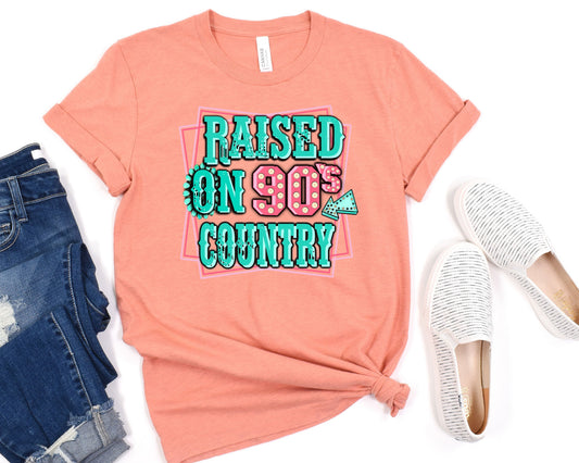 Raised on 90s country Graphic Tee