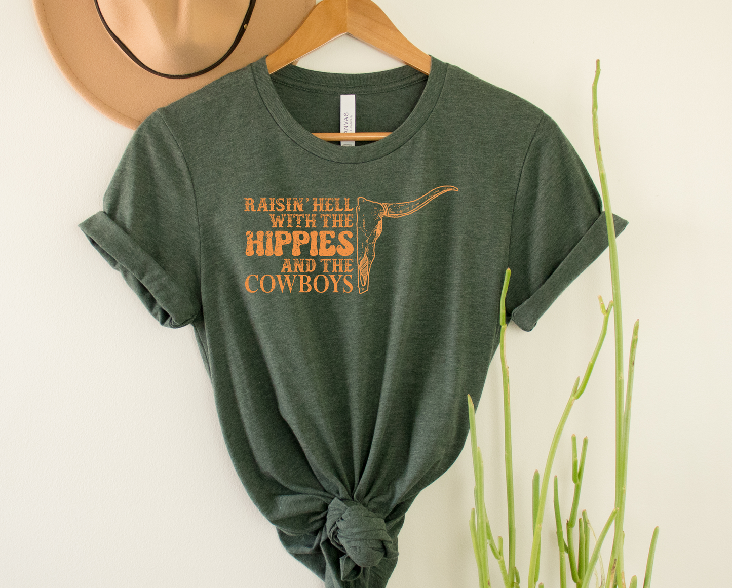Raising Hell with the Hippies and the Cowboys Graphic Tee