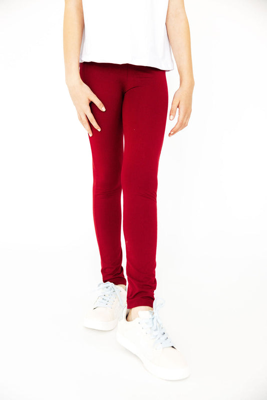 Burgundy Leggings