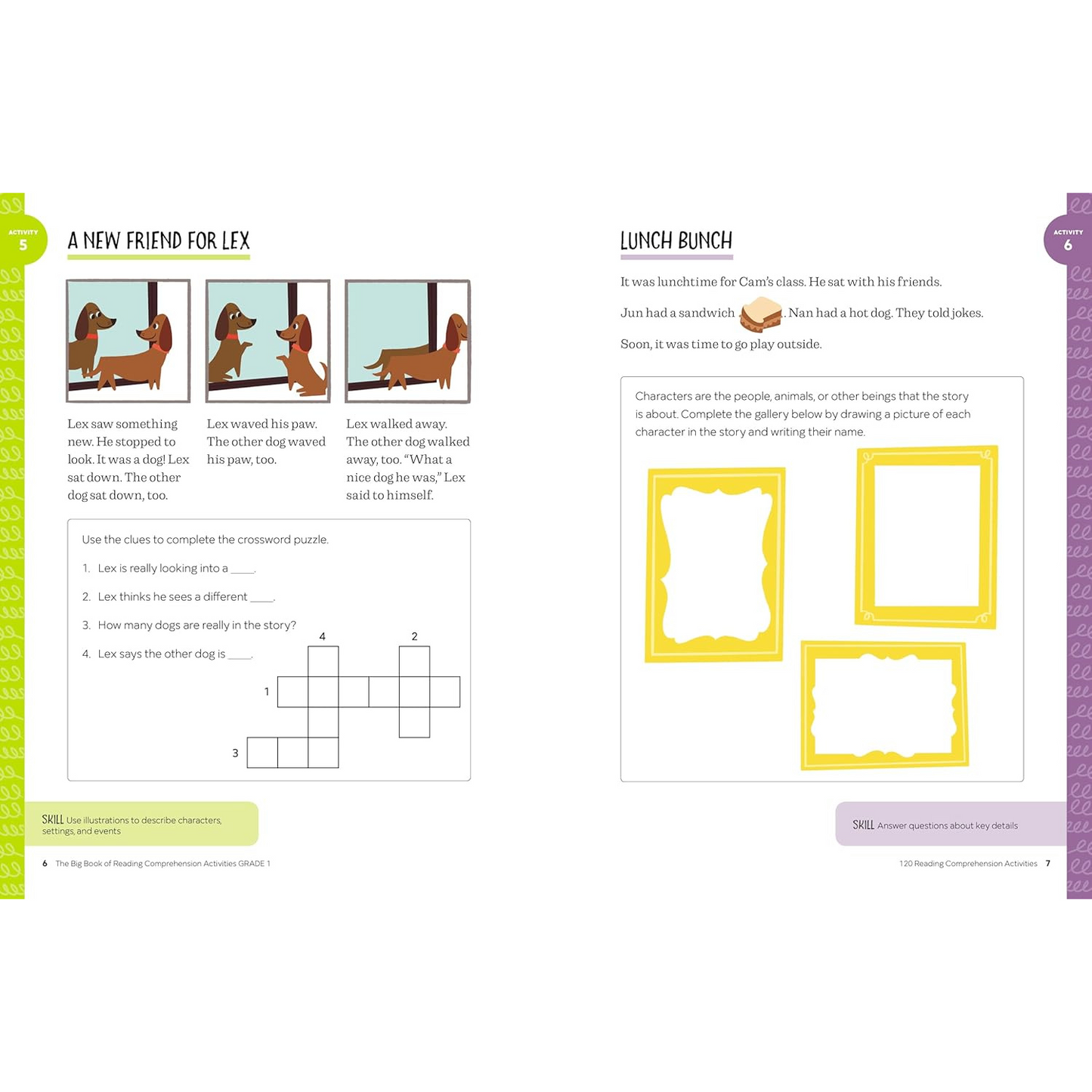 The Big Book of Reading Comprehension Activities, Grade 1 (Spiral Bound)