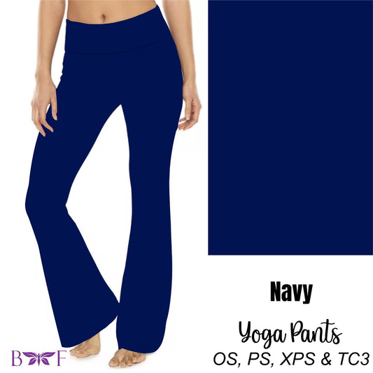 Navy yoga pants