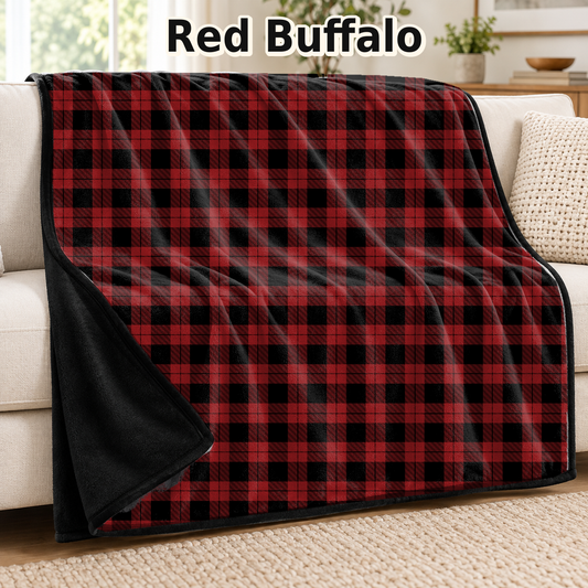 Red Buffalo-Soft Throw Blanket 14 Run- (PREORDER CLOSES 9/28, ETA DECEMBER)