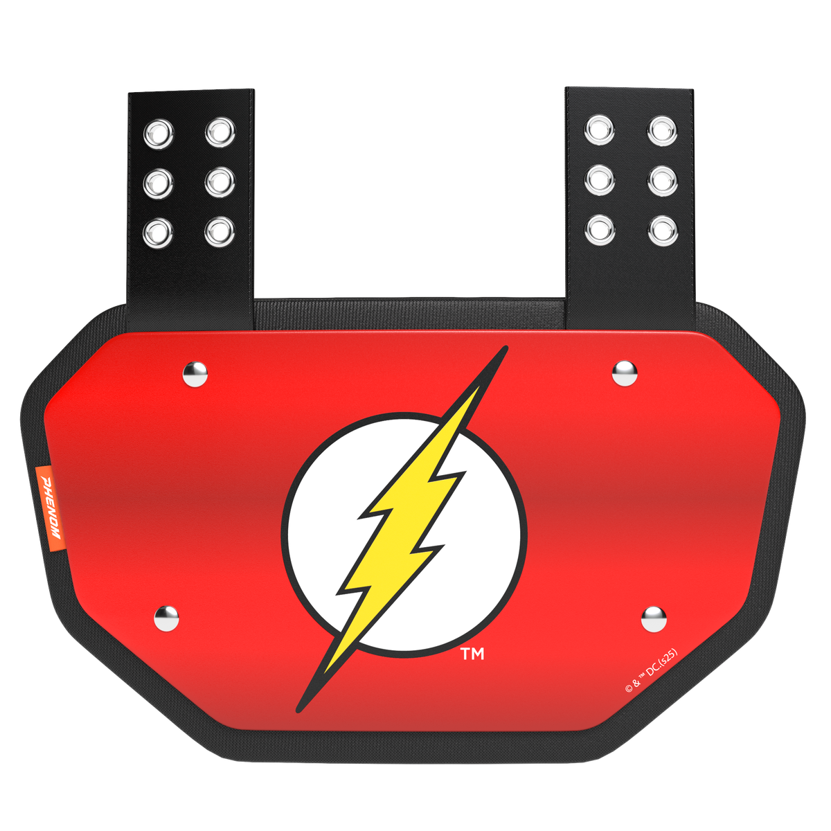 Phenom Elite Football Back Plate - The Flash