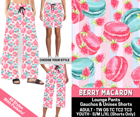 Preorder! Closes 5/28. ETA Aug. Berry Macaron Combo Lounge Lengths