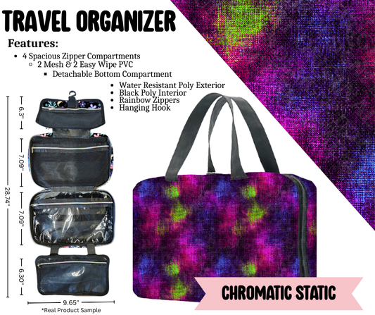 Preorder! Closes 3/30. ETA June. Chromatic Static Travel Organizer