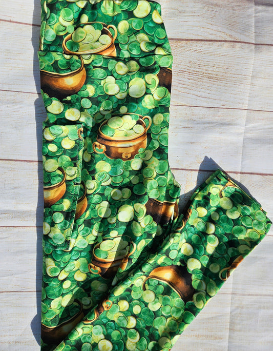 Pot O Gold leggings with pockets