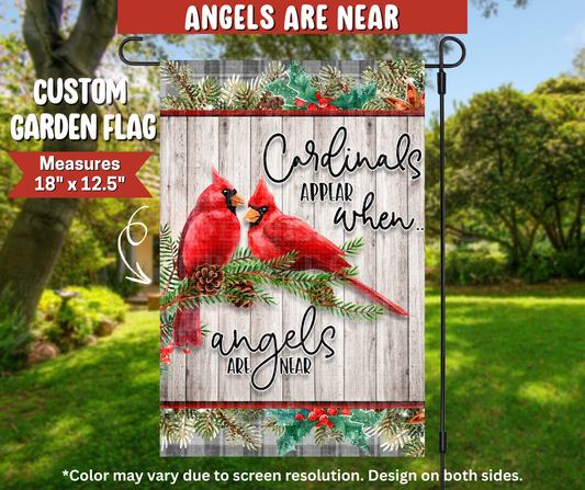 Preorder! Closes 9/22. ETA Dec. Angels Are Near Garden Flag