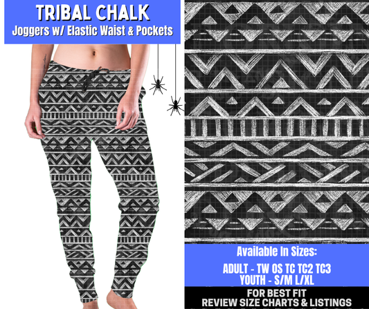 Preorder! Closes 1/26. ETA April. Tribal Chalk Joggers