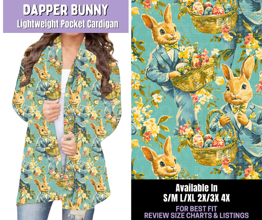 Preorder! Closes 1/22. ETA April. Dapper Bunny Pocket Cardigan