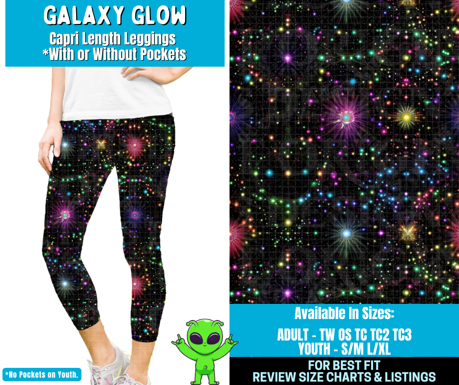 Preorder! Closes 2/11. ETA May. Galaxy Glow Combo Legging Lengths