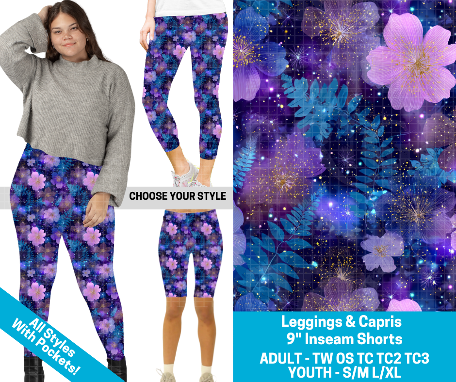 Preorder! Closes 2/11. ETA May. Aurora Garden Combo Legging Lengths
