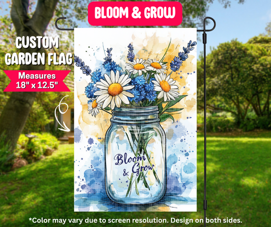 Preorder! Closes 12/25. ETA March. Bloom & Grow Garden Flag
