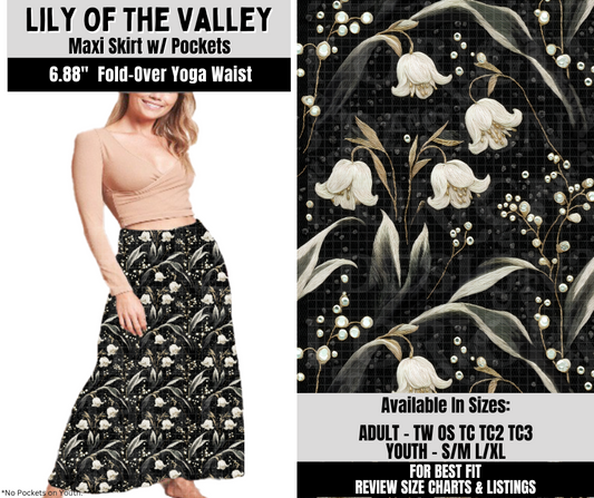 Preorder! Closes 10/6. ETA Dec. Lily Of The Valley Maxi Skirt