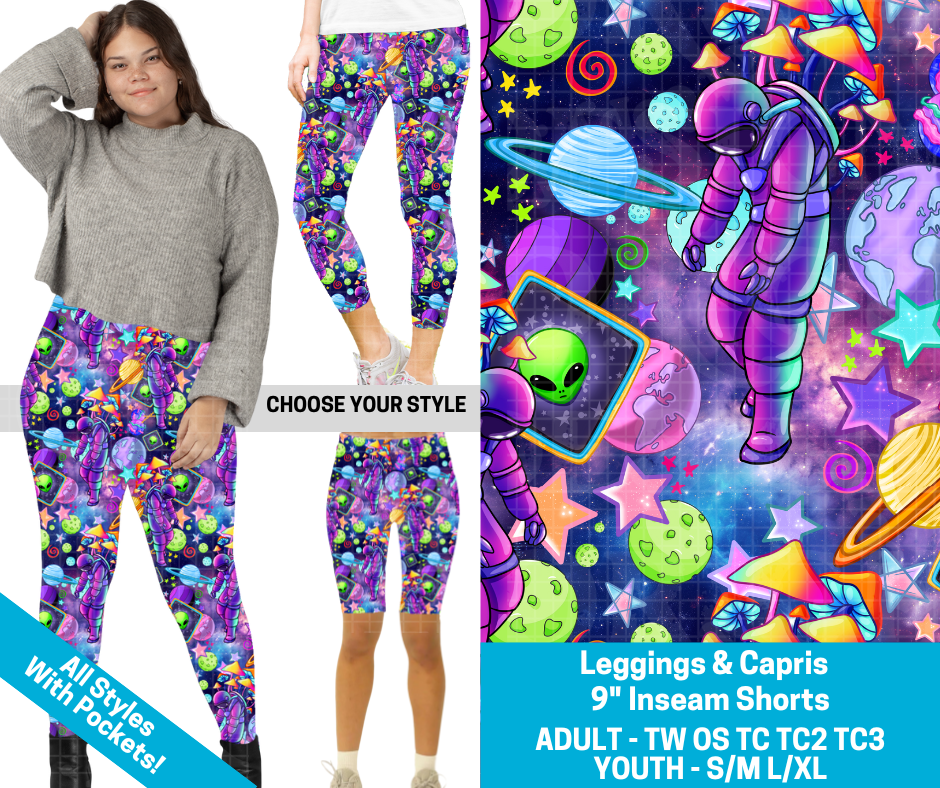 Preorder! Closes 2/11. ETA May. Astro Groove Combo Legging Lengths