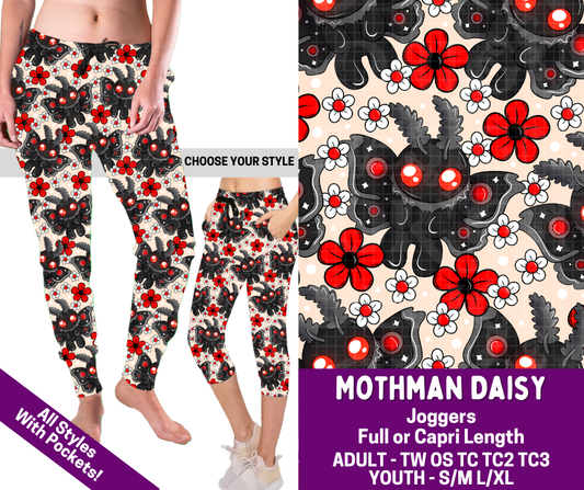 Preorder! Closes 2/19. ETA May. Mothman Daisy Combo Jogger Lengths