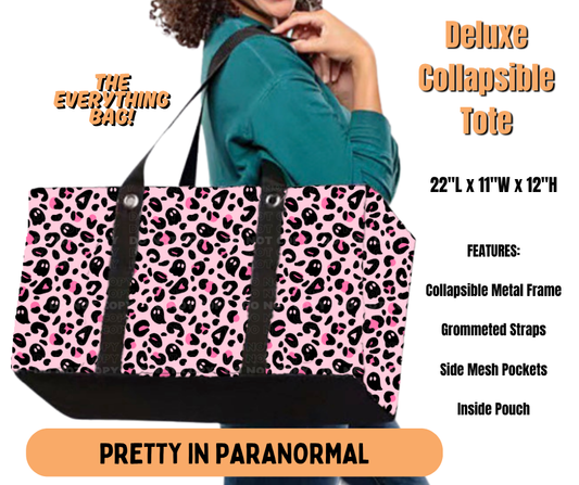 Preorder! Closes 7/2. ETA Oct. Pretty In Paranormal Collapsible Tote