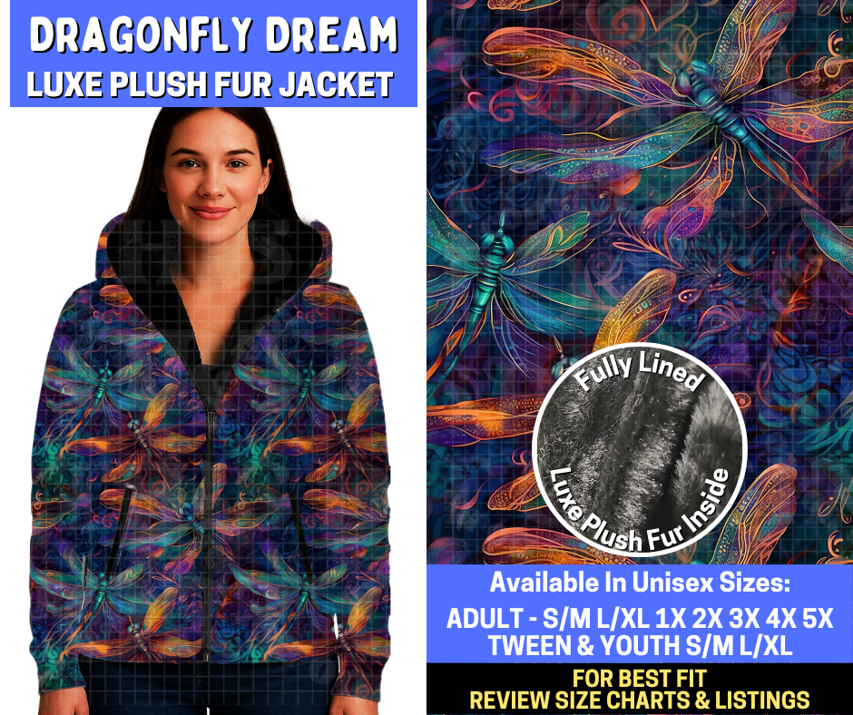 Preorder! Closes 10/20. ETA Jan. Dragonfly Dream Luxe Fur Jacket