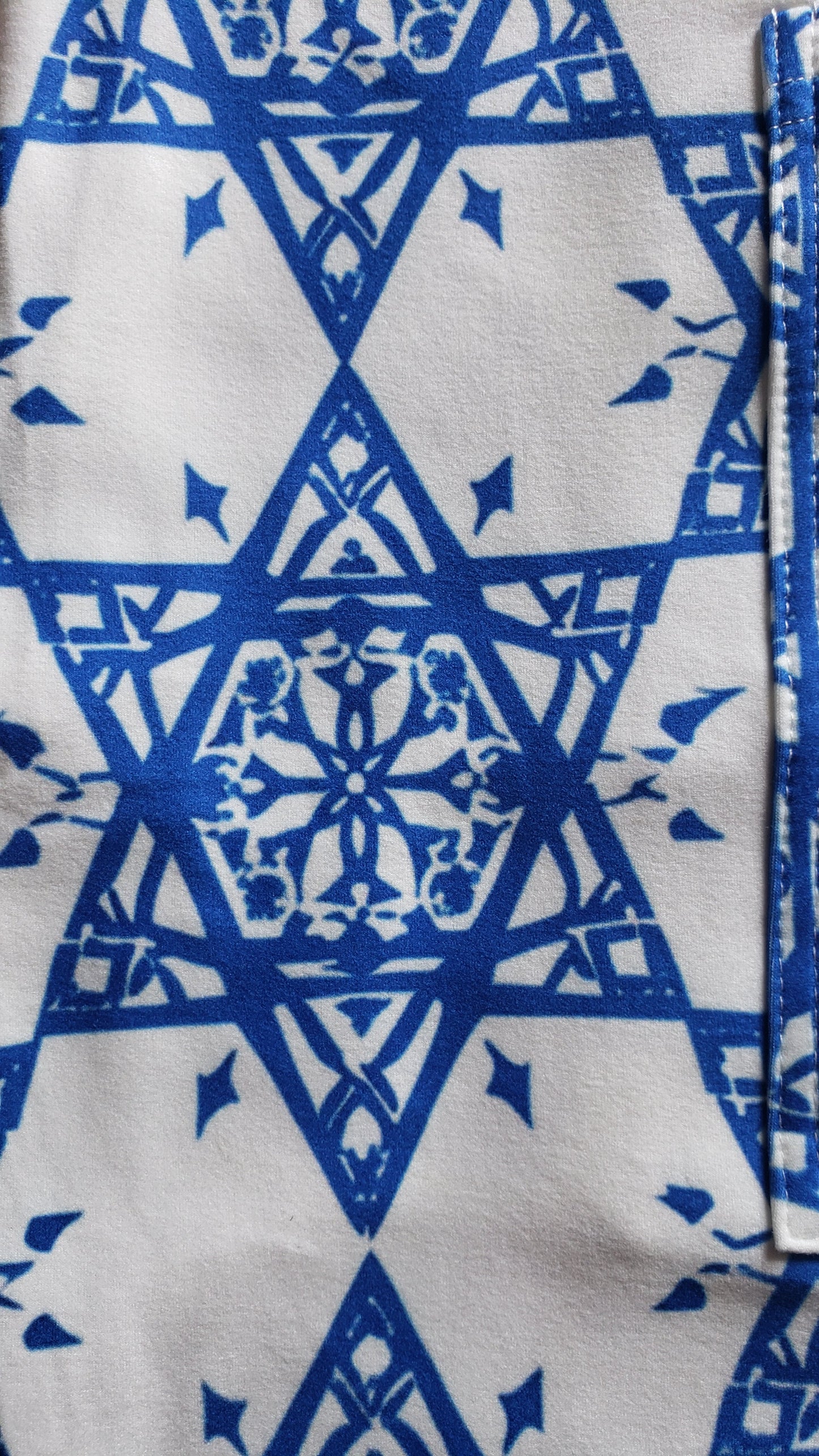Blue star of David skorts and capris with pockets