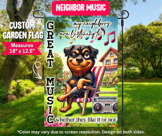 Preorder! Closes 12/25. ETA March. Neighbor Music Garden Flag
