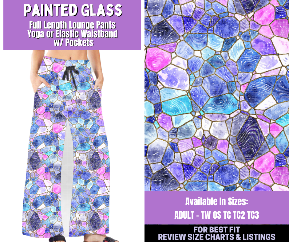 Preorder! Closes 1/5. ETA March. Painted Glass Full Length Lounge Pants