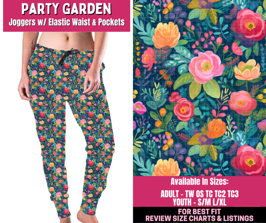 Preorder! Closes 12/31. ETA March. Party Garden Joggers