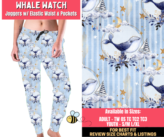 Preorder! Closes 1/28. ETA April. Whale Watch Joggers