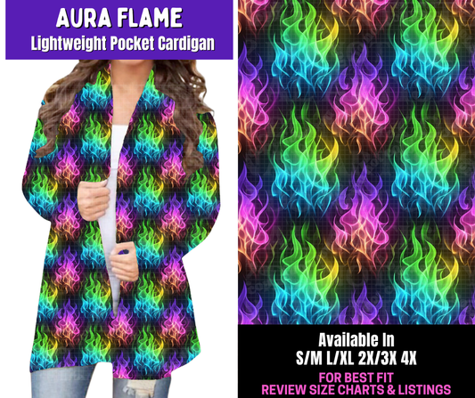 Preorder! Closes 4/9. ETA June. Aura Flame Pocket Cardigan