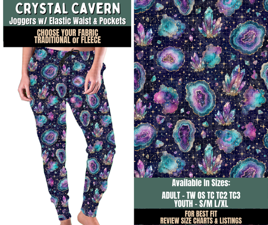 Preorder! Closes 9/17. ETA Dec. Crystal Cavern Joggers Choose Fleece or Traditional
