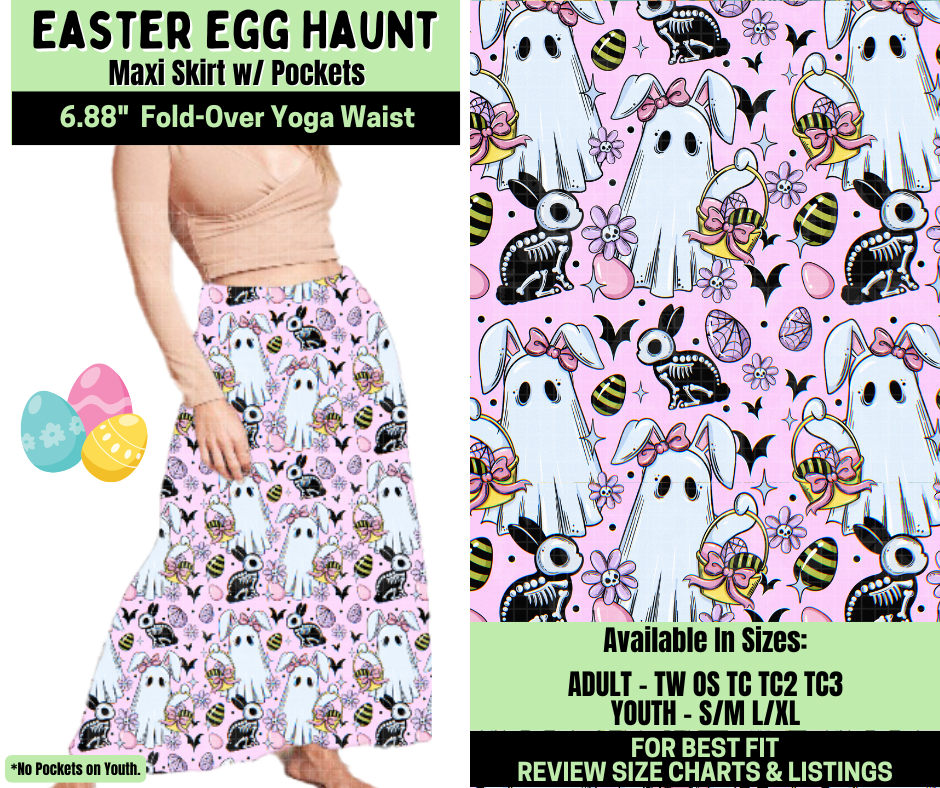 Preorder! Closes 1/19. ETA April. Easter Egg Haunt Maxi Skirt