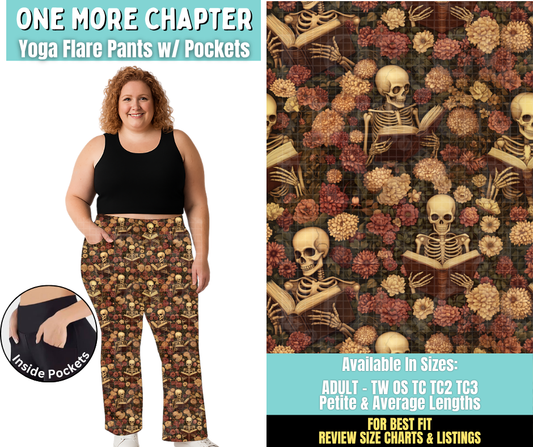 Preorder! Closes 6/25. ETA Sept. One More Chapter Yoga Flare Pants