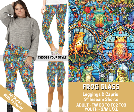 Preorder! Closes 2/26. ETA May. Frog Glass Combo Legging Lengths