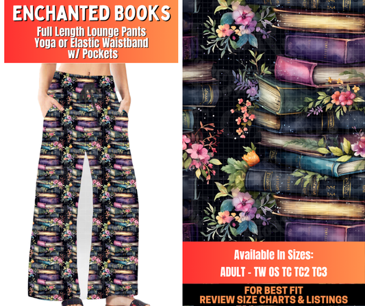 Preorder! Closes 12/29. ETA March. Enchanted Books Full Length Lounge Pants