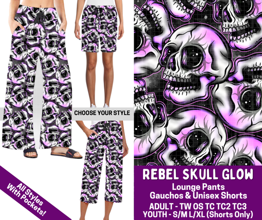 Preorder! Closes 2/19. ETA May. Rebel Skull Glow Combo Lounge Lengths