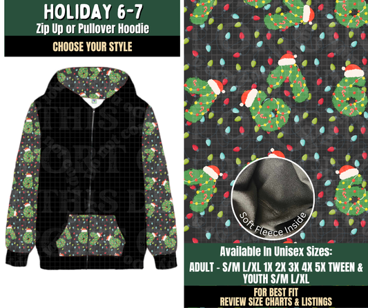 Preorder! Closes 8/12. ETA Nov. Holiday 6-7 Zip-Up or Pullover Hoodie