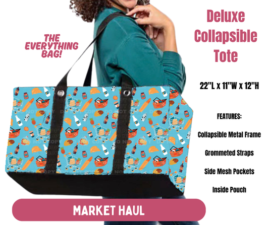 Preorder! Closes 10/8. ETA Jan. Market Haul Collapsible Tote