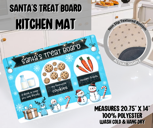 Preorder! Closes 9/10. ETA Dec. Santa's Treat Board Kitchen Mat