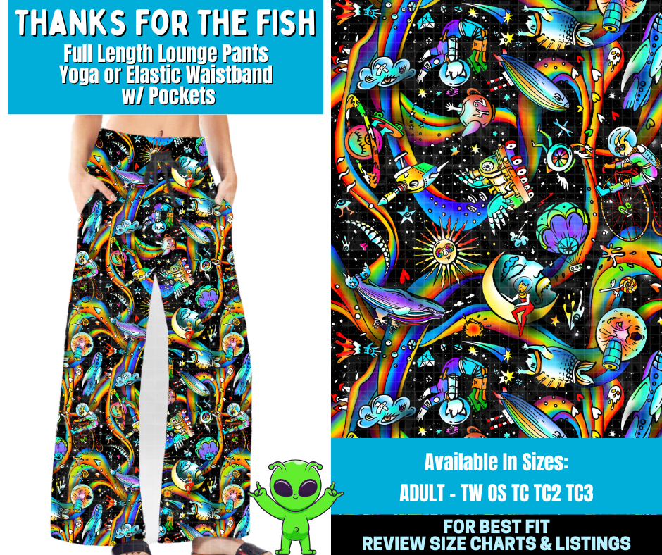 Preorder! Closes 2/11. ETA May. Thanks For The Fish Combo Lounge Lengths