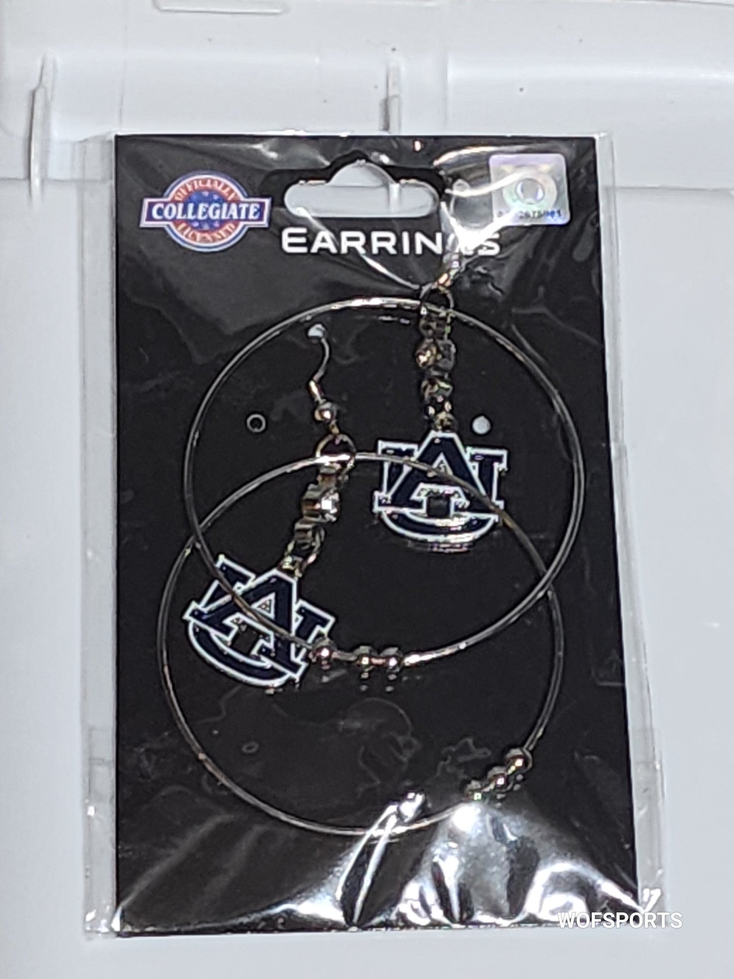 Auburn Tigers 2" Hoop Earrings