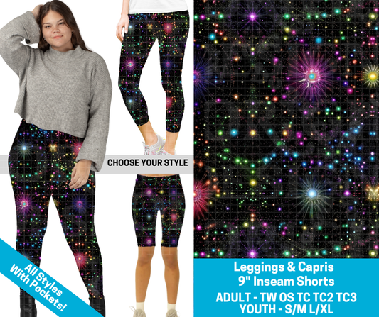 Preorder! Closes 2/11. ETA May. Galaxy Glow Combo Legging Lengths