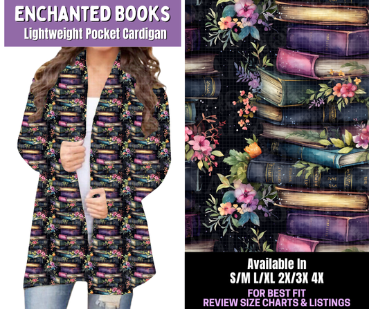 Preorder! Closes 12/18. ETA March. Enchanted Books Pocket Cardigan