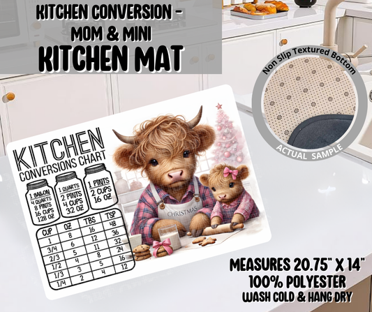 Preorder! Closes 9/10. ETA Dec. Kitchen Conversion- Mom & Mini Kitchen Mat