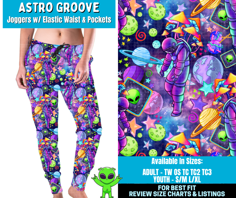 Preorder! Closes 2/11. ETA May. Astro Groove Combo Jogger Lengths